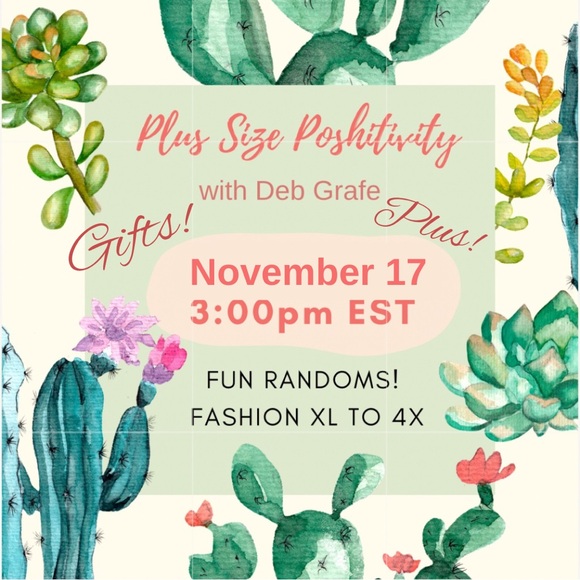 Live Show Monday November 24 3:00pm EST XL-4X POSITIVE VIBES PLUS SIZE FUN GIFTS - Picture 2 of 16